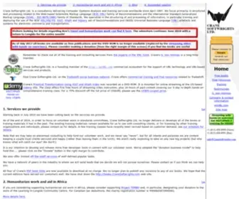 Cranesoftwrights.com(Crane Softwrights Ltd) Screenshot