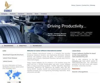 Cranessoftware.com(Cranes Software International Limited) Screenshot
