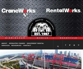 Craneworks.com(Crane Rental) Screenshot