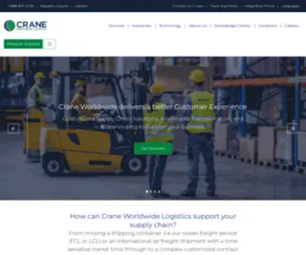 Craneww.com(Crane Worldwide Logistics) Screenshot