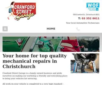 Cranfordgarage.co.nz(Vehicle repair Christchurch car servicing Papaunui WOF) Screenshot