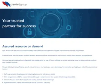 Cranfordgroupuk.com(IT Resource Management Business) Screenshot