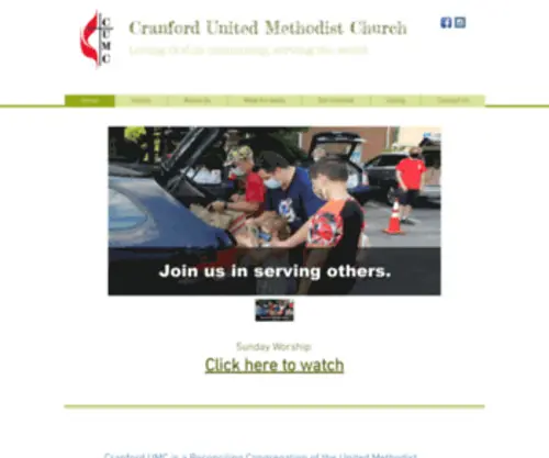 Cranfordumc.com(Cranford United Meth) Screenshot