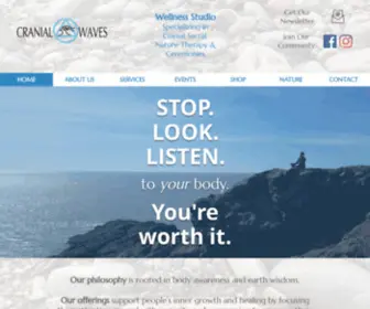 Cranialwaves.com(Wellness Consultant) Screenshot