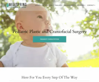 Craniofacialgroup.com(Wellspring Pediatric Plastics) Screenshot