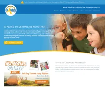 Craniumacademy.com(Private Preschool & Elementary School in East Orlando & Winter Park FL) Screenshot