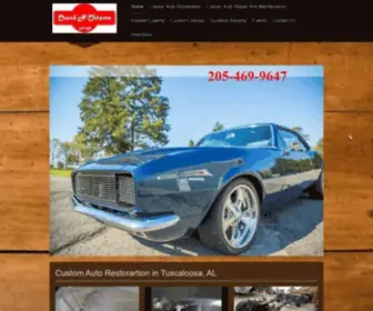 Cranknchrome.com(Custom Auto Restoration) Screenshot