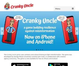 Crankyuncle.com(Cranky Uncle) Screenshot