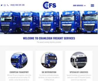 Cranleigh.co.uk(Cranleigh Freight Services) Screenshot