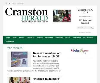 Cranstononline.com(Cranston Herald) Screenshot