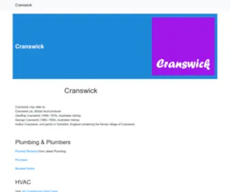 Cranswick.com.au(Cranswick) Screenshot