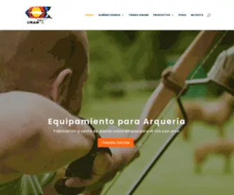 Crantarget3D.com(Tienda de equipamiento para arquería) Screenshot