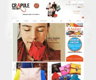 Crapule-Factory.com(Création textile) Screenshot