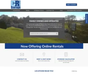 Crareastorage.com(Self Storage Units in Cedar Rapids) Screenshot