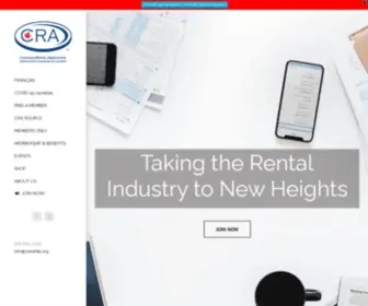 Crarental.org(Canadian Rental Association) Screenshot