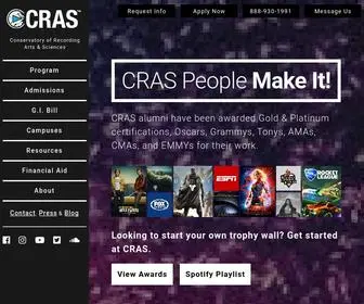 Cras.edu(Audio Engineering Schools) Screenshot