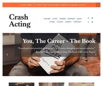 Crashacting.com(Crash Acting) Screenshot