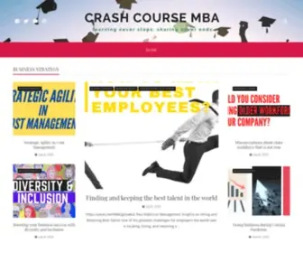 Crashcoursemba.com(Crash Course MBA) Screenshot