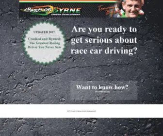 Crashorbyrne.com(Tommy Byrne Driver Develpment) Screenshot