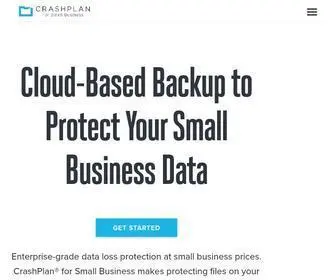 Crashplan.com(Cloud Data Backup for Small Businesses) Screenshot