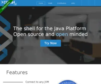 Crashub.org(CRaSH the shell for the Java Platform CRaSH the shell for the Java Platform) Screenshot