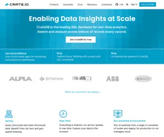Crate.io(Database for Real) Screenshot