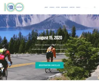 Craterlakecentury.com(Crater Lake Century Bike Ride) Screenshot