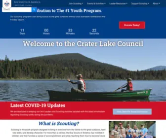 Craterlakecouncil.org(The mission of the Boy Scouts of America) Screenshot