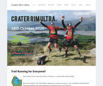 Craterrimtrailrun.com(Crater Rim Ultra) Screenshot