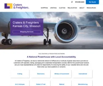 Cratersandfreighterskansascity.com(Crating & Shipping Company) Screenshot