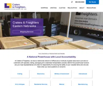 Cratersandfreightersomaha.com(Crating & Shipping Company) Screenshot