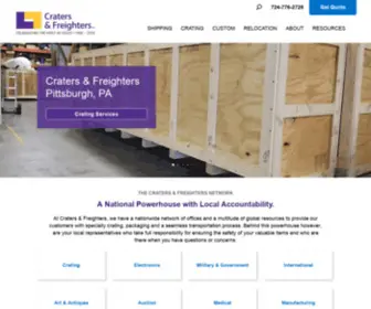 Cratersandfreighterspittsburgh.com(Crating & Shipping Company) Screenshot