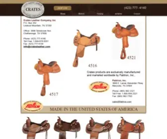 Cratesleather.com(Crates Saddles) Screenshot