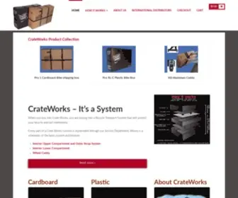 Crateworks.com(Crateworks Bike Boxes and Accessories) Screenshot