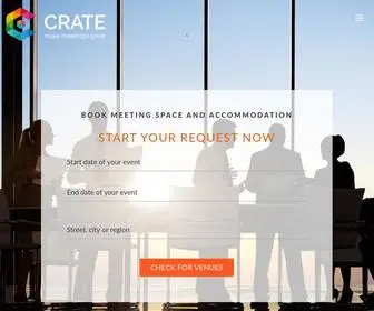 Cratezone.com(The place to book a meeting venue) Screenshot