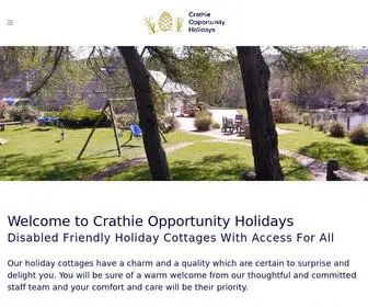 Crathieholidays.org.uk(Crathie Opportunity Holidays) Screenshot