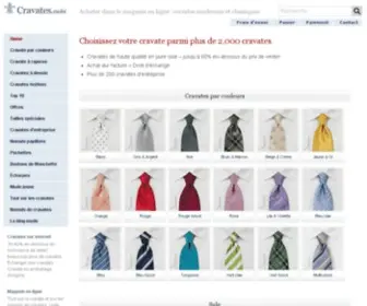 Cravates.mobi(Magasin en ligne) Screenshot