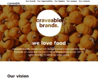 Craveablebrands.com(Craveable brands) Screenshot