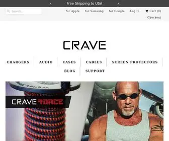 Cravedirect.com(Industry leading accessories for all your tech devices) Screenshot