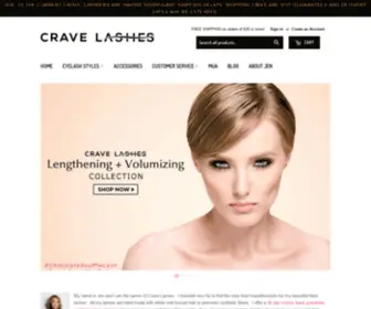 Cravelashes.com(Fake Eyelashes and False Eyelashes) Screenshot