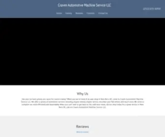 Cravenautomotivemachineservice.com(Craven Automotive Machine Service LLC) Screenshot