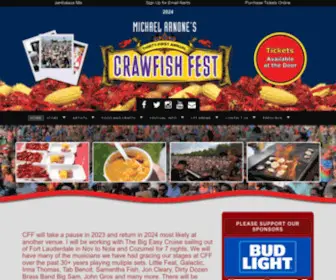 Crawfishfest.com(Michael Arnone's Crawfish Fest in Augusta) Screenshot