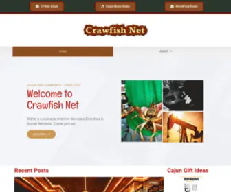 Crawfishnet.com(Since 1997) Screenshot