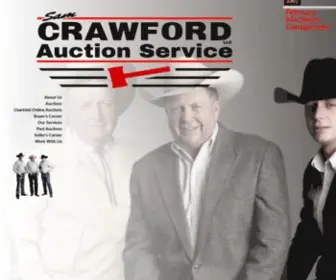 Crawfordauctionservice.com(Front Page) Screenshot