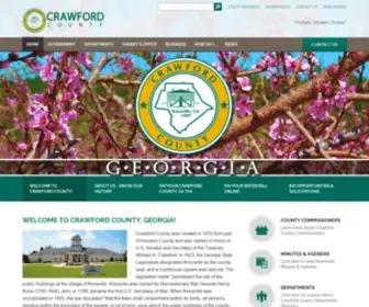 Crawfordcountyga.org(Crawford County) Screenshot