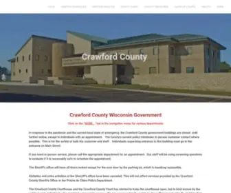 Crawfordcountywi.org(Crawford County Wisconsin) Screenshot