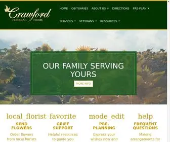 Crawfordfuneralhome.com(Crawford Funeral Home) Screenshot