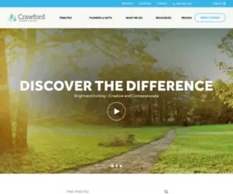 Crawfordfuneralservice.com(Crawford Family Funeral & Cremation Service) Screenshot