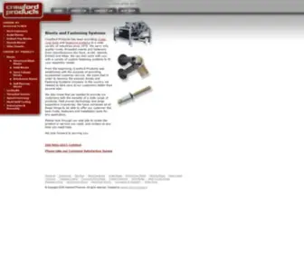Crawfordproducts.com(Rivets and Fastening Systems) Screenshot