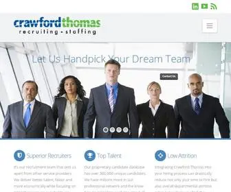 Crawfordthomas.com(Crawford Thomas Recruiting) Screenshot